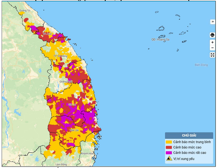 Bão số 13 tan, vùng mưa dịch lên Thanh Hoá - Đà Nẵng, 8 tỉnh nguy cơ lũ quét